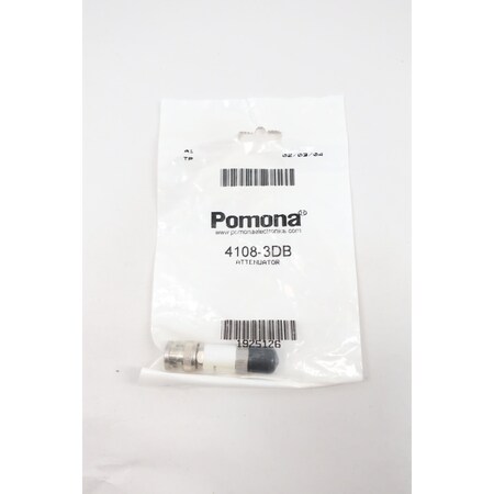 Pomona Electronics 4108-3Db Bnc Attenuator Connector 4108-3DB